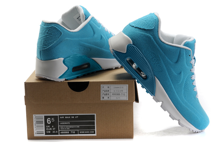 Nike Air Max Shoes Womens Blue/White Online